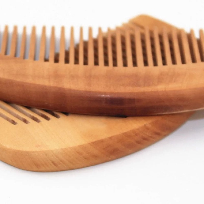 Engraved AntiStatic Wooden Comb Premium EcoFriendly Grooming Tool 5