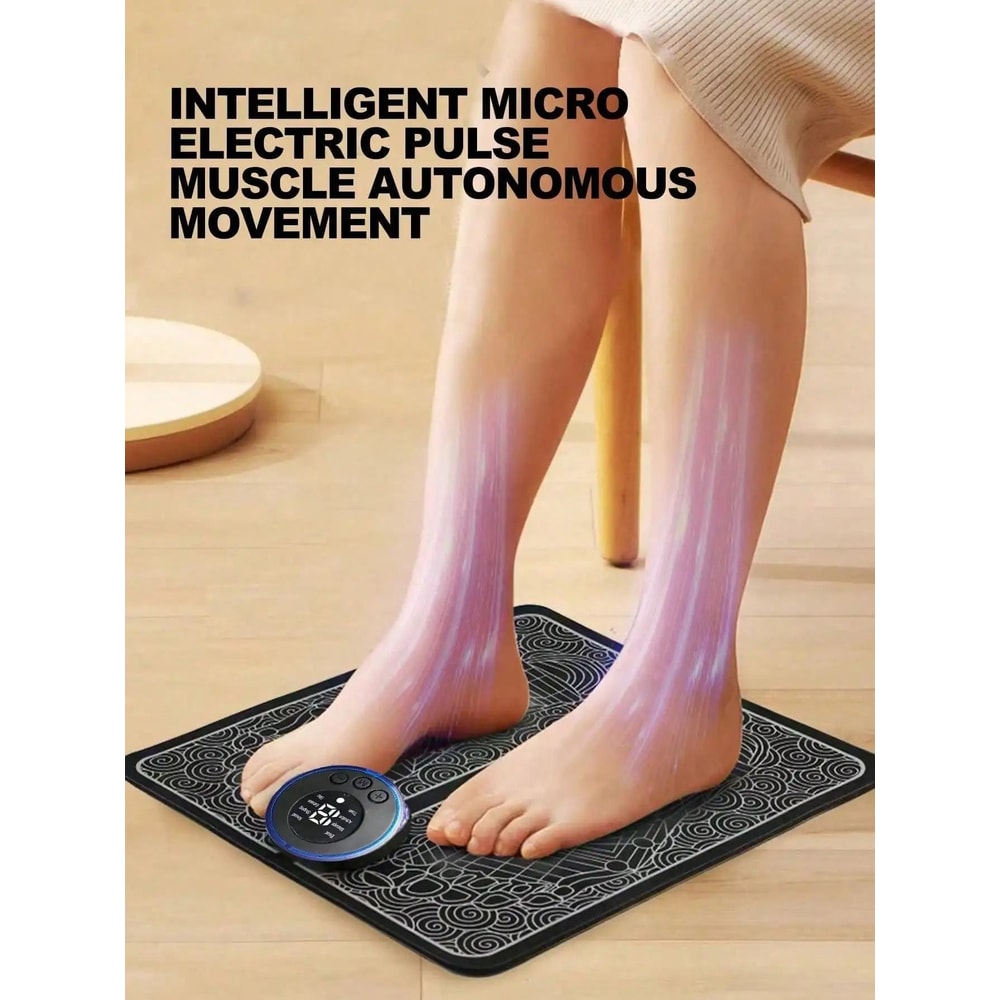 EMS Pulse Foot Therapy System Premium Acupoint Massage Machine Physical Therapy Pad 3