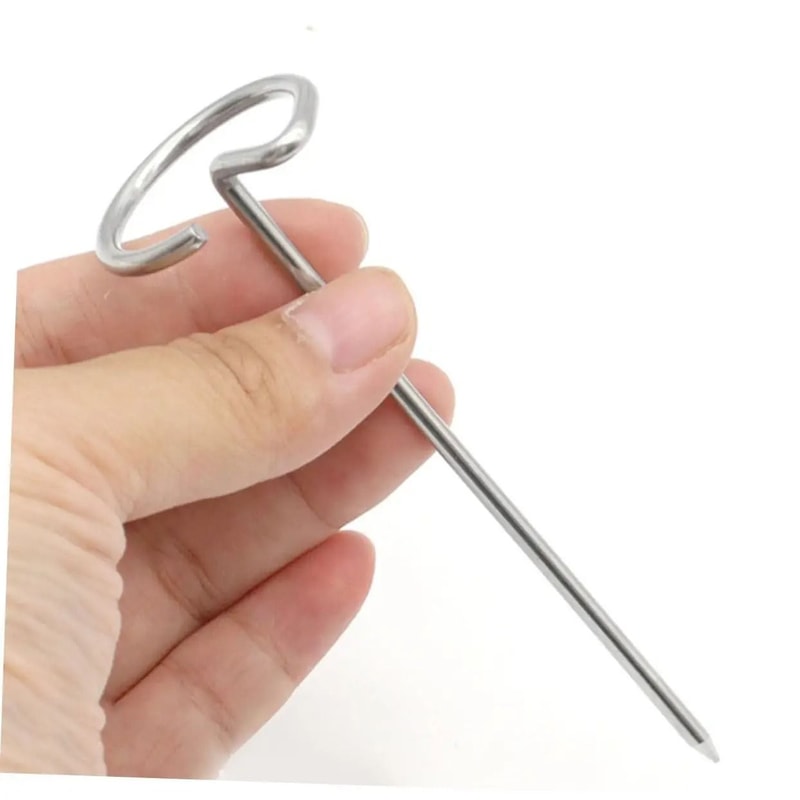 Vertical Air Fryer Skewer System Premium 304 Stainless Steel Culinary Baking Needles 5