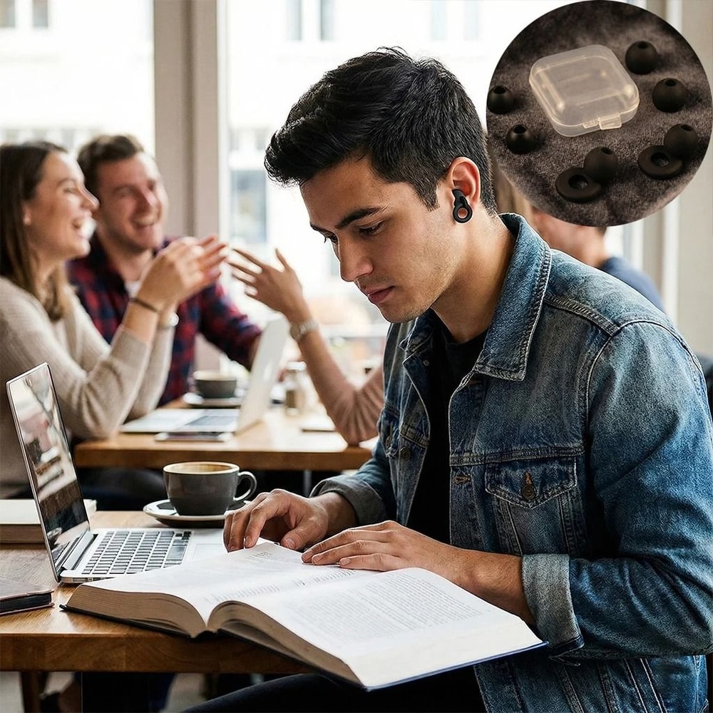 Acoustic Isolation Sleep System Premium Soundproof Silicone Earplugs For Rest Aquatics 1