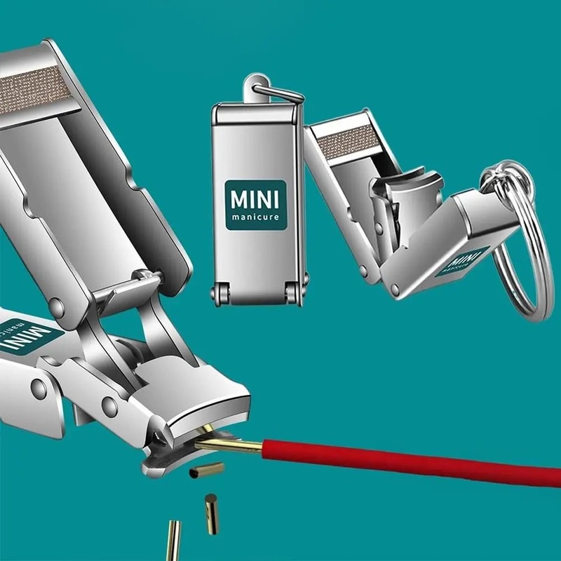 Precision UltraCompact Grooming System Premium Collapsible Stainless Steel Nail Clipper 3