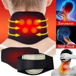 magnetic thermal neck recovery system – premium 9-magnet self-heating support brace