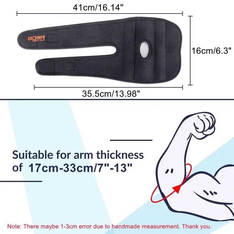 ProImpact Elbow Compression System Premium Support Brace For Tendonitis Athletic Performance 2