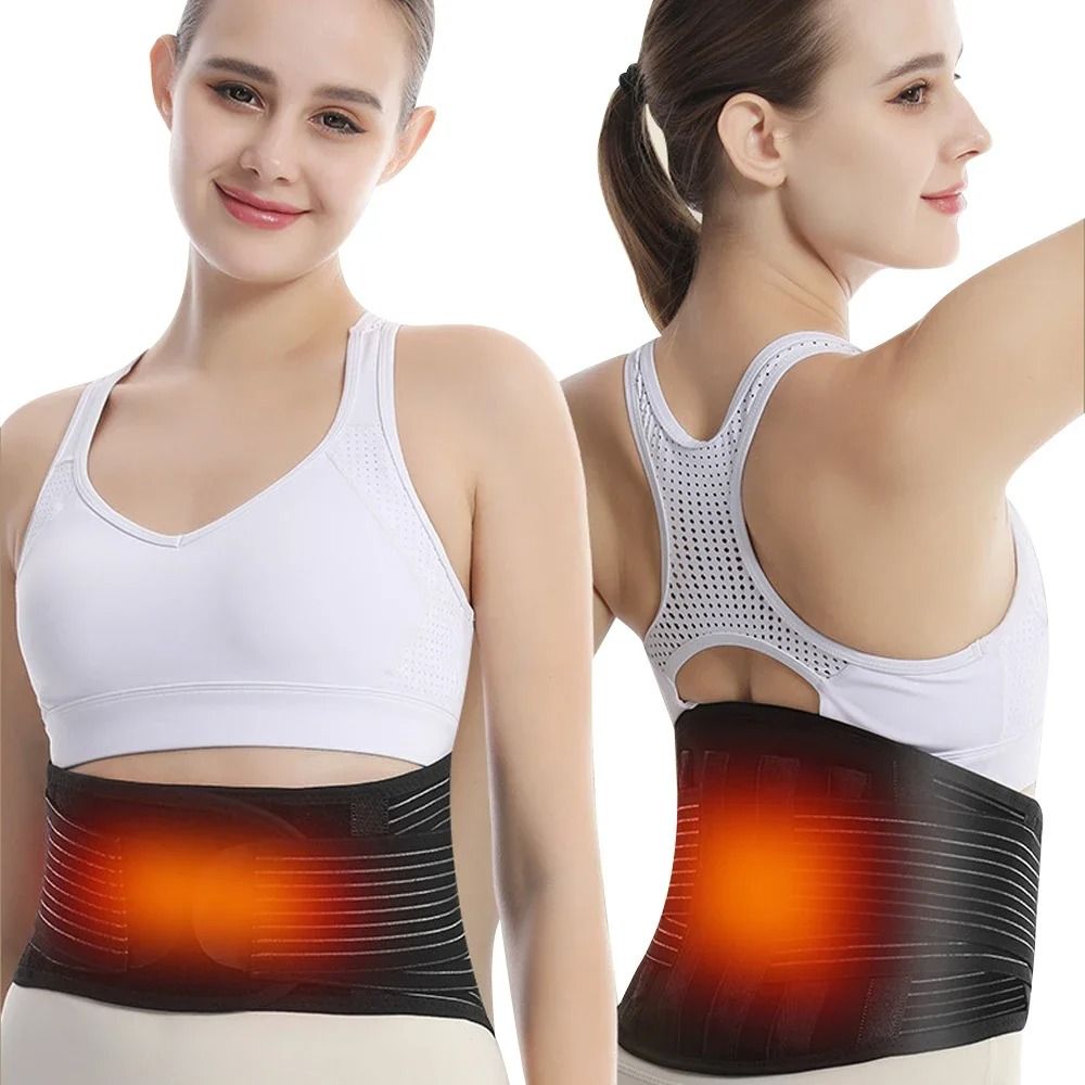 AeroThermal Magnetic Recovery System Premium Tourmaline SelfHeating Lumbar Support 4
