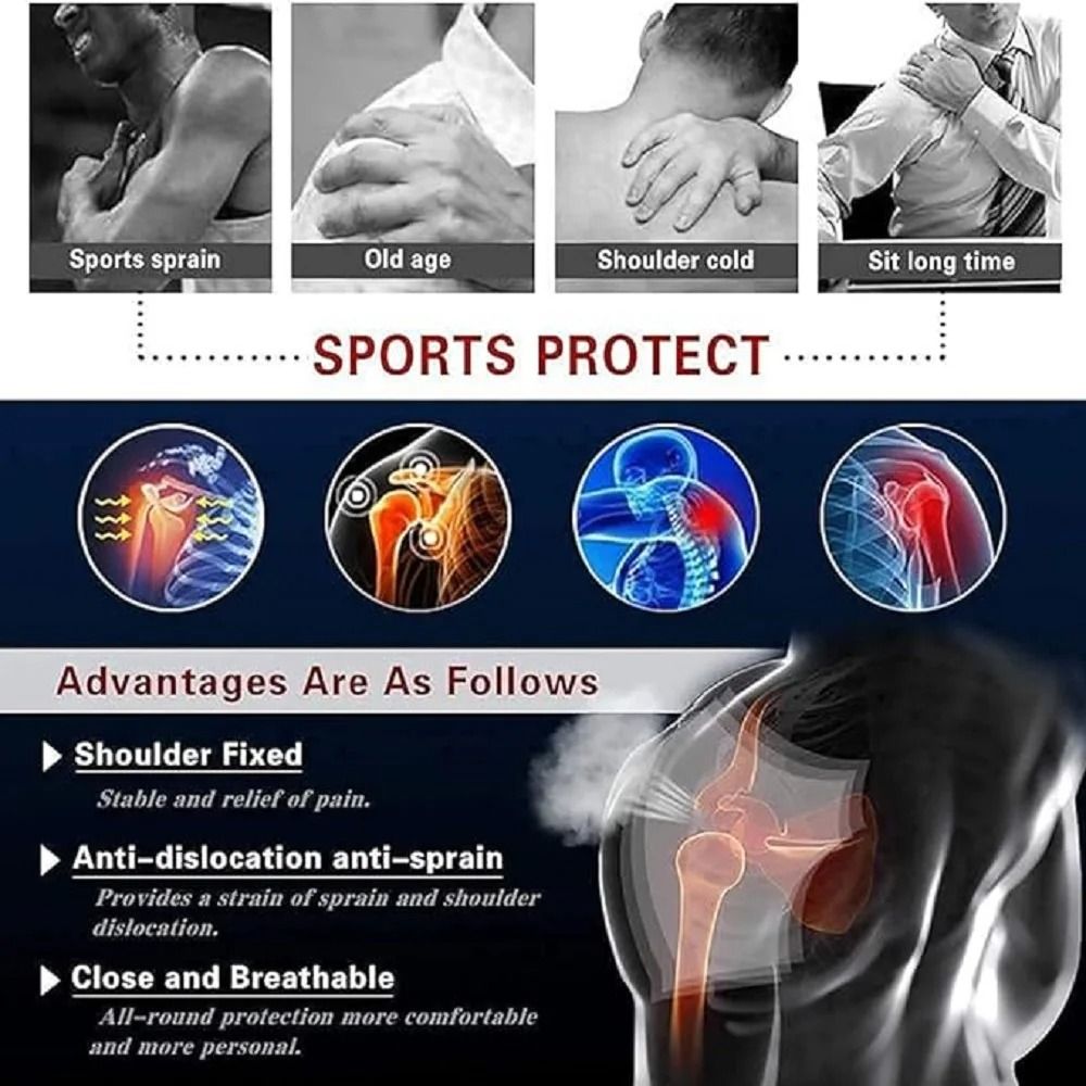 ProImpact Rotator Cuff System Premium Orthopedic Compression Shoulder Brace 1