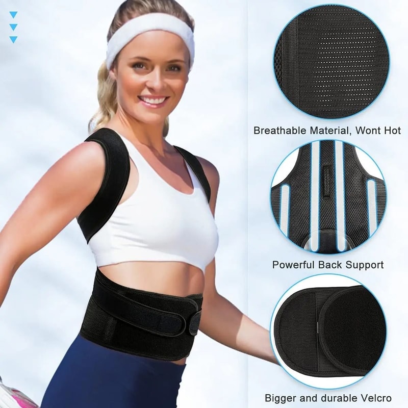 NEENCA AeroAlign Lumbar Support System Premium Posture Corrector Back Straightener 3
