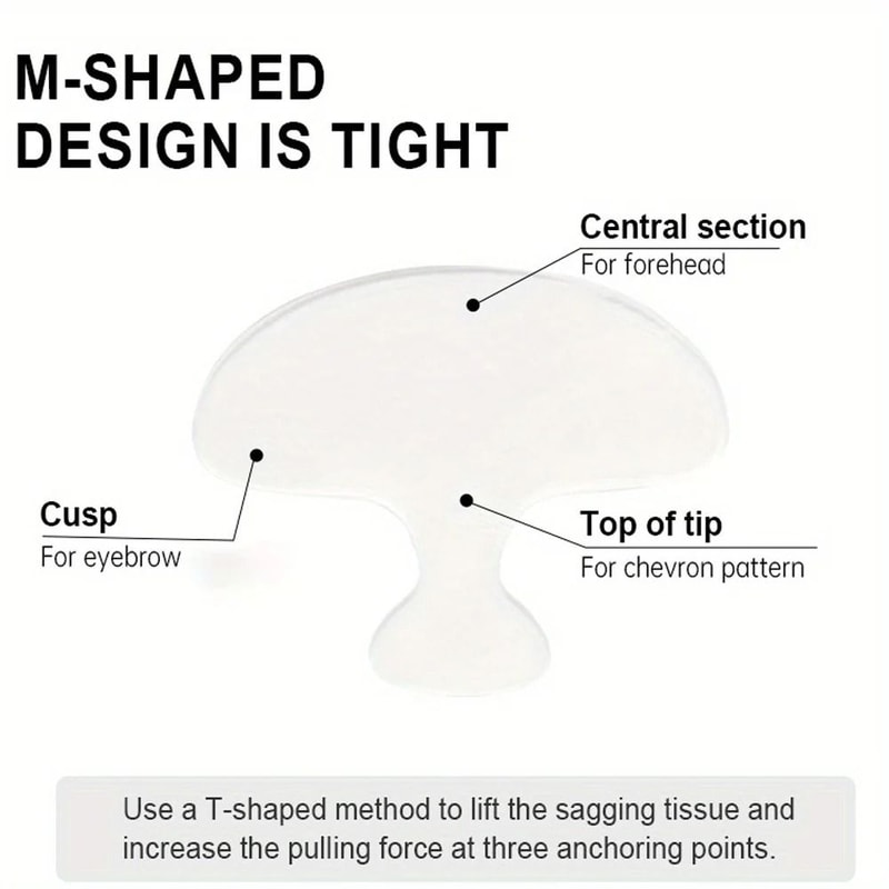 DermaSilique AgeReversal System Premium Reusable Silicone AntiWrinkle Patch Set 1