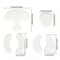 DermaSilique AgeReversal System Premium Reusable Silicone AntiWrinkle Patch Set 3