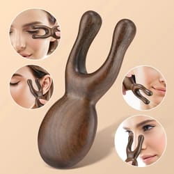 zen-sandalwood sculpting system – premium wooden gua sha facial tool & head massager