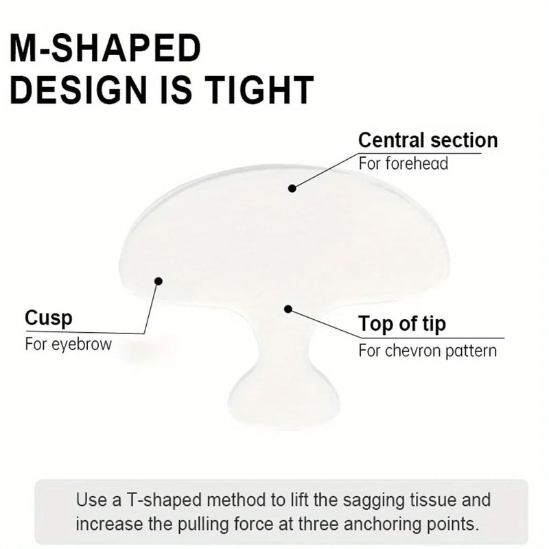DermaAlign MultiZone Recovery System Premium 6Piece Reusable Silicone AntiWrinkle Set 1