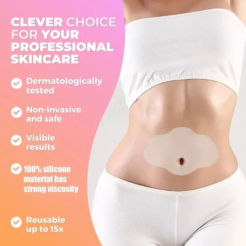 DermaCore Abdominal Recovery System Premium Reusable Silicone Belly Pad For Stretch Marks Scars 1