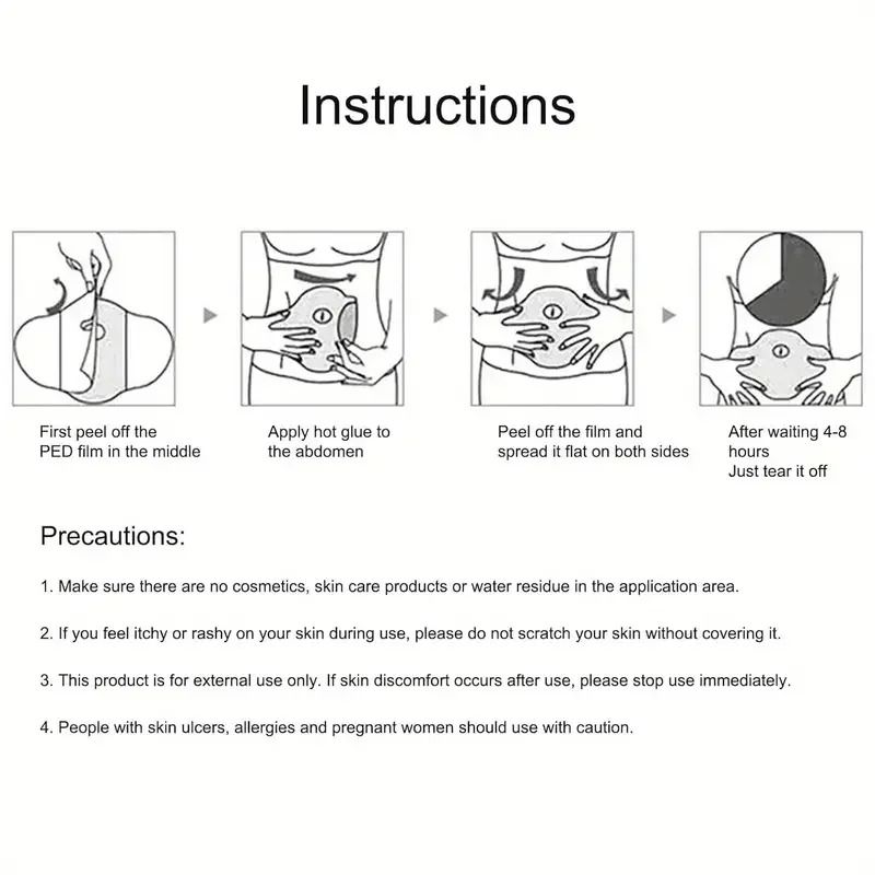 DermaCore Abdominal Recovery System Premium Reusable Silicone Belly Pad For Stretch Marks Scars 5
