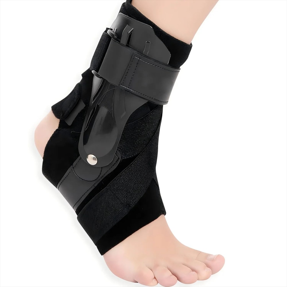Ankle Brace Support With Side Stabilizers For Sprained Ankle And Tendonitis Recovery 4