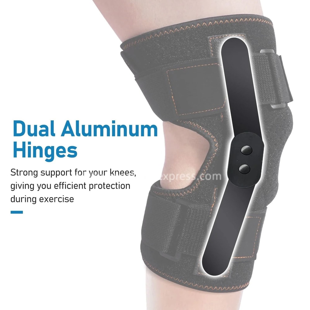 Dual Knee Brace Support With Open Patella Design For Arthritis And Sport Compression 1
