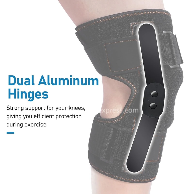 Dual Knee Brace Support With Open Patella Design For Arthritis And Sport Compression 1