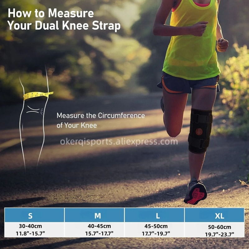 Dual Knee Brace Support With Open Patella Design For Arthritis And Sport Compression 3