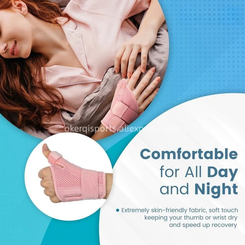 Professional Thumb Splint And Wrist Support Brace For Arthritis And Carpal Tunnel 2