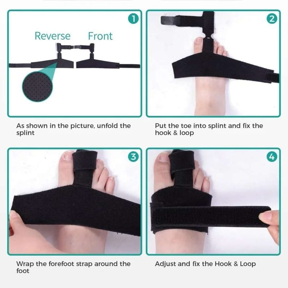 Bunion Corrector And Adjustable Toe Straightener For Hallux Valgus Relief 5