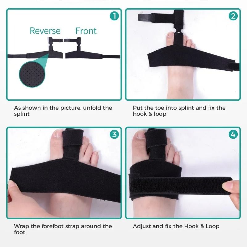 Bunion Corrector And Adjustable Toe Straightener For Hallux Valgus Relief 5