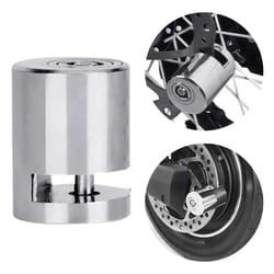 bicycle and electric scooter disc brake padlock with anti-theft security