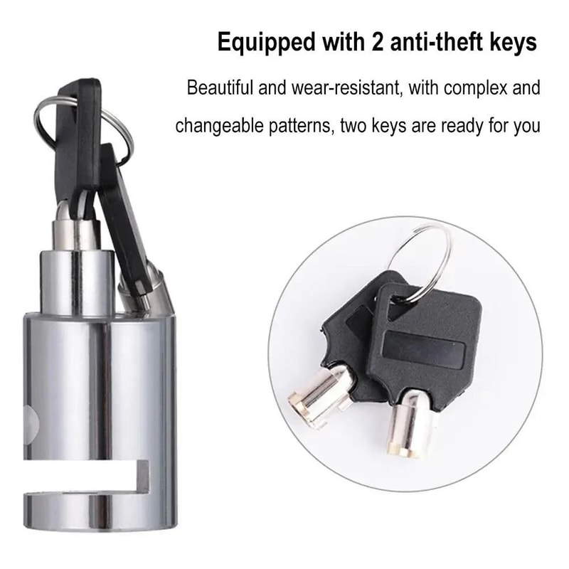 Bicycle And Electric Scooter Disc Brake Padlock With AntiTheft Security 5