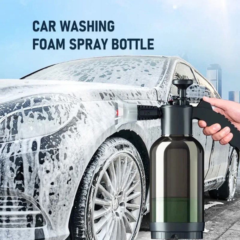 Professional 2L Hand Pump Foam Sprayer For HighPressure Car Washing And Detailing 0