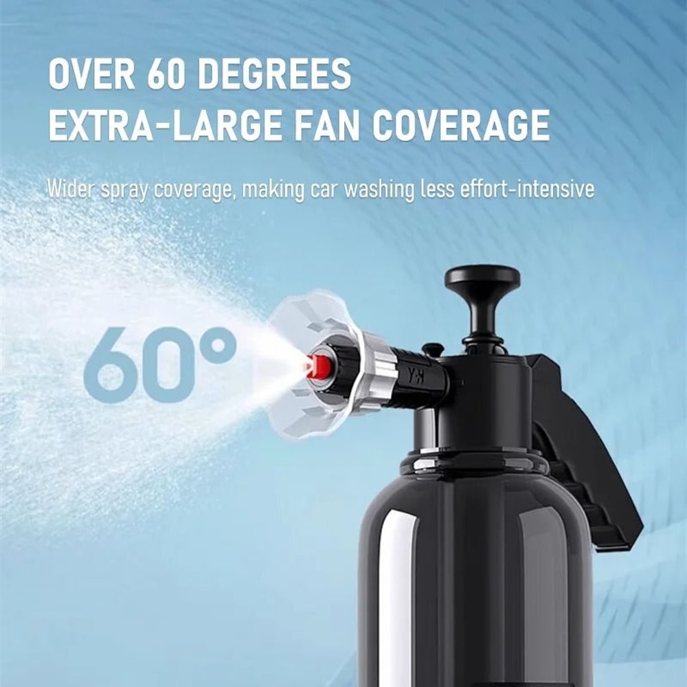 Professional 2L Hand Pump Foam Sprayer For HighPressure Car Washing And Detailing 1