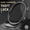 HighSecurity 4Digit Combination Bike Lock And Reinforced Steel Cable 0