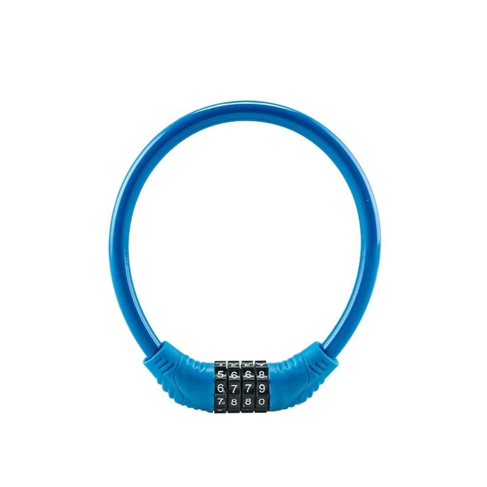 HighSecurity 4Digit Combination Bike Lock And Reinforced Steel Cable 6