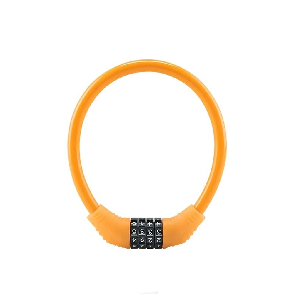 HighSecurity 4Digit Combination Bike Lock And Reinforced Steel Cable 8