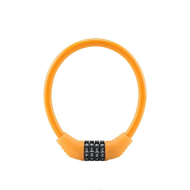 HighSecurity 4Digit Combination Bike Lock And Reinforced Steel Cable 8