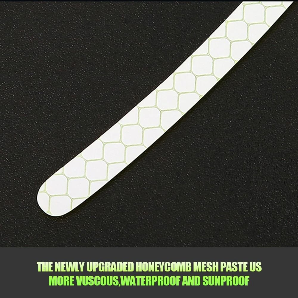 20Piece HighVisibility Hub Decals And Rainbow Fluorescent Reflective Safety Tape 2