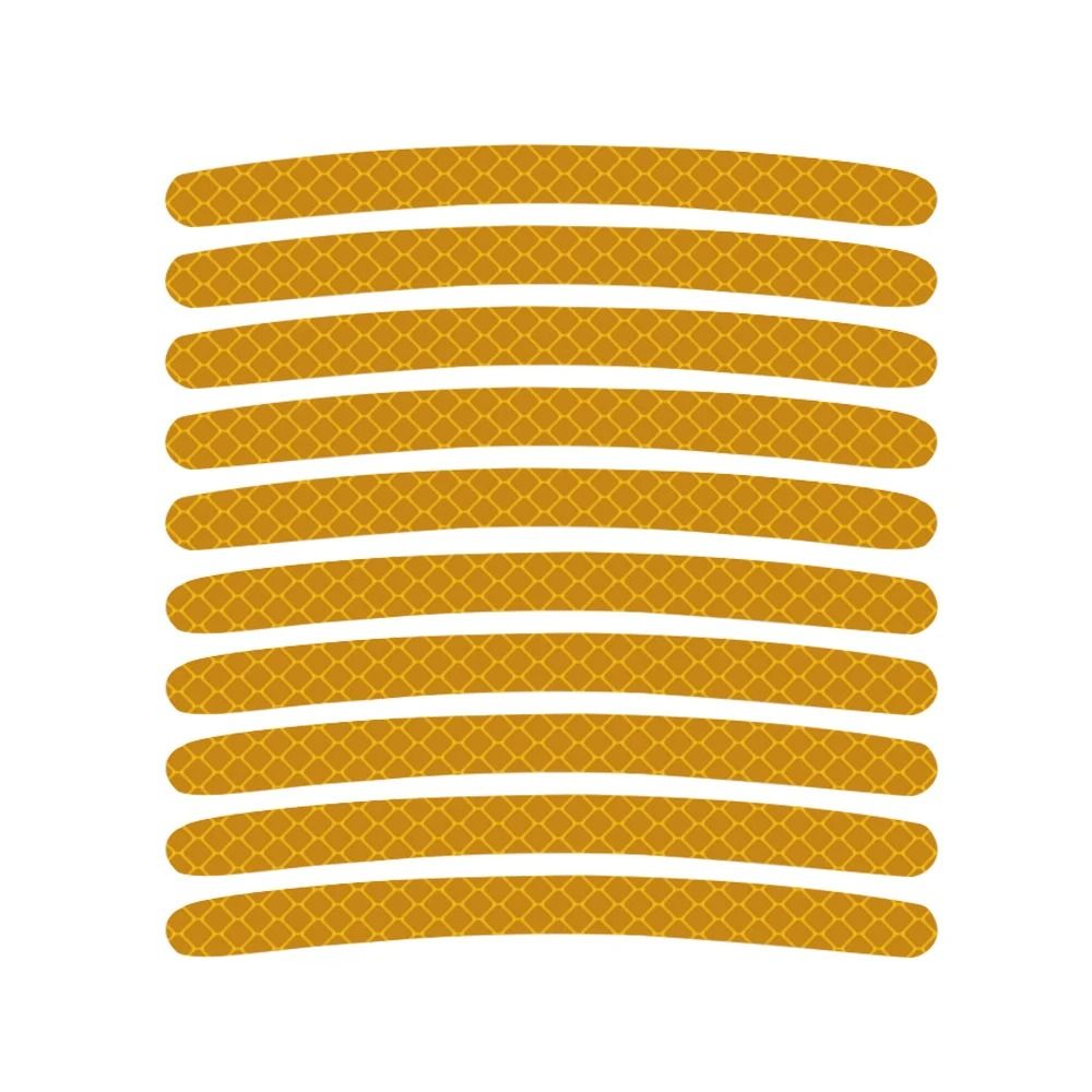 20Piece HighVisibility Hub Decals And Rainbow Fluorescent Reflective Safety Tape 13