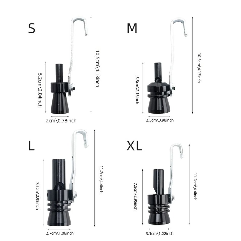 Turbo Sound Exhaust Pipe Whistle And BlowOff Simulator For Vehicle Modification 5