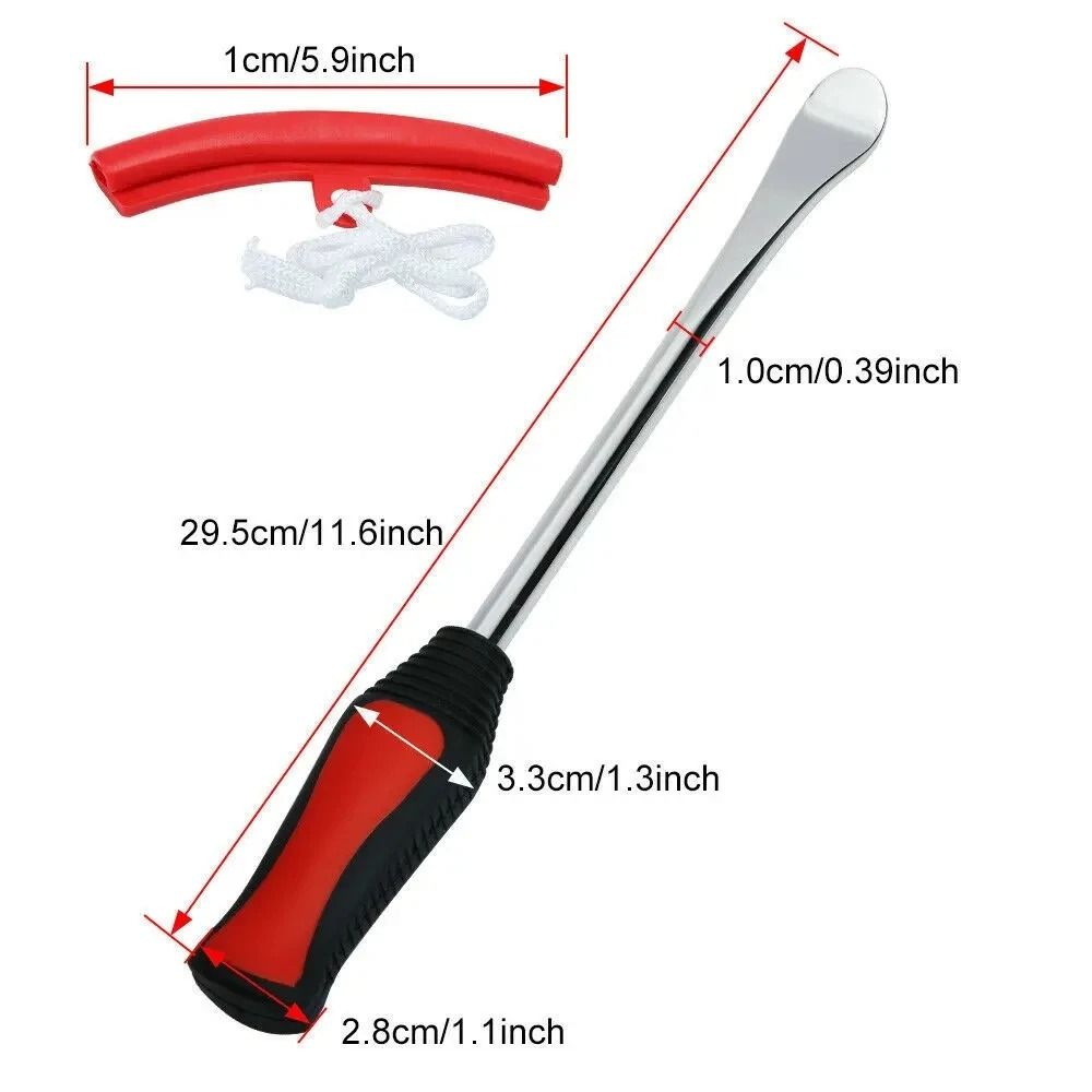 Motorcycle And Bicycle Tire Changing Lever Kit With Rim Protectors 1