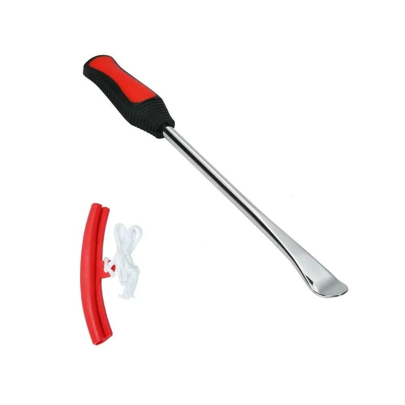 Motorcycle And Bicycle Tire Changing Lever Kit With Rim Protectors 2