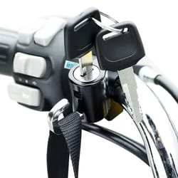 motorcycle helmet anti-theft lock and fixed metal security hardware