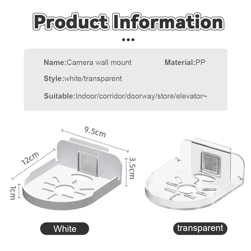 PunchFree Security Surveillance Camera Stand And Traceless WallMounted Bracket 5