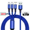 3in1 Universal Fast Charging USB Cable With Micro TypeC And Lightning Interface 6