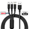 3in1 Universal Fast Charging USB Cable With Micro TypeC And Lightning Interface 7
