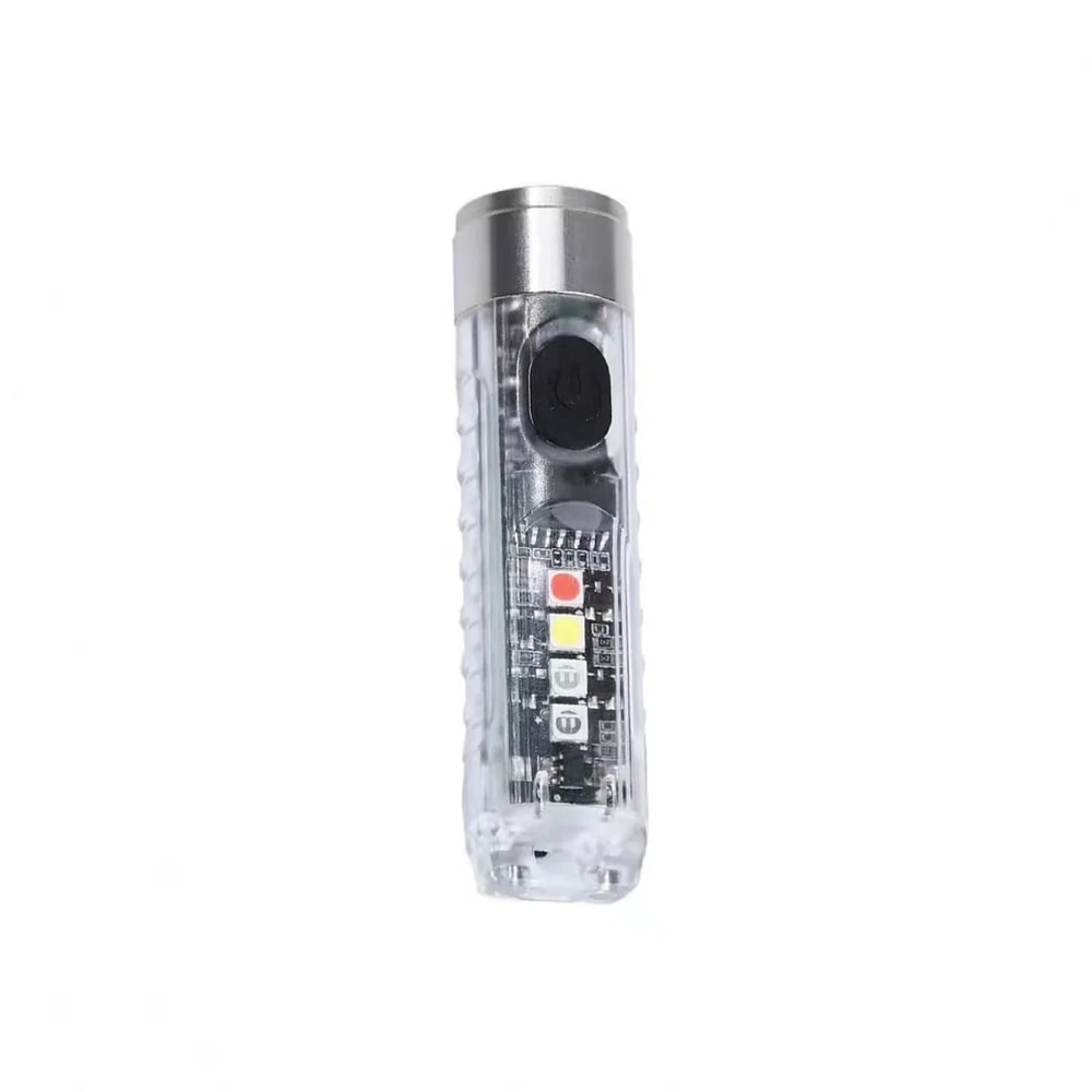 UltraPortable 12g LED Keychain Flashlight And MultiMode Magnetic Warning Light 8