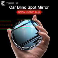2-piece hd blind spot rearview mirrors with 360 wide-angle convex glass and adjustable suction