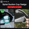 2Piece HD Blind Spot Rearview Mirrors With 360 WideAngle Convex Glass And Adjustable Suction 4