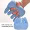 Blue Rehabilitation Hand Grip Cushion And HighPerformance Finger Separator System 0