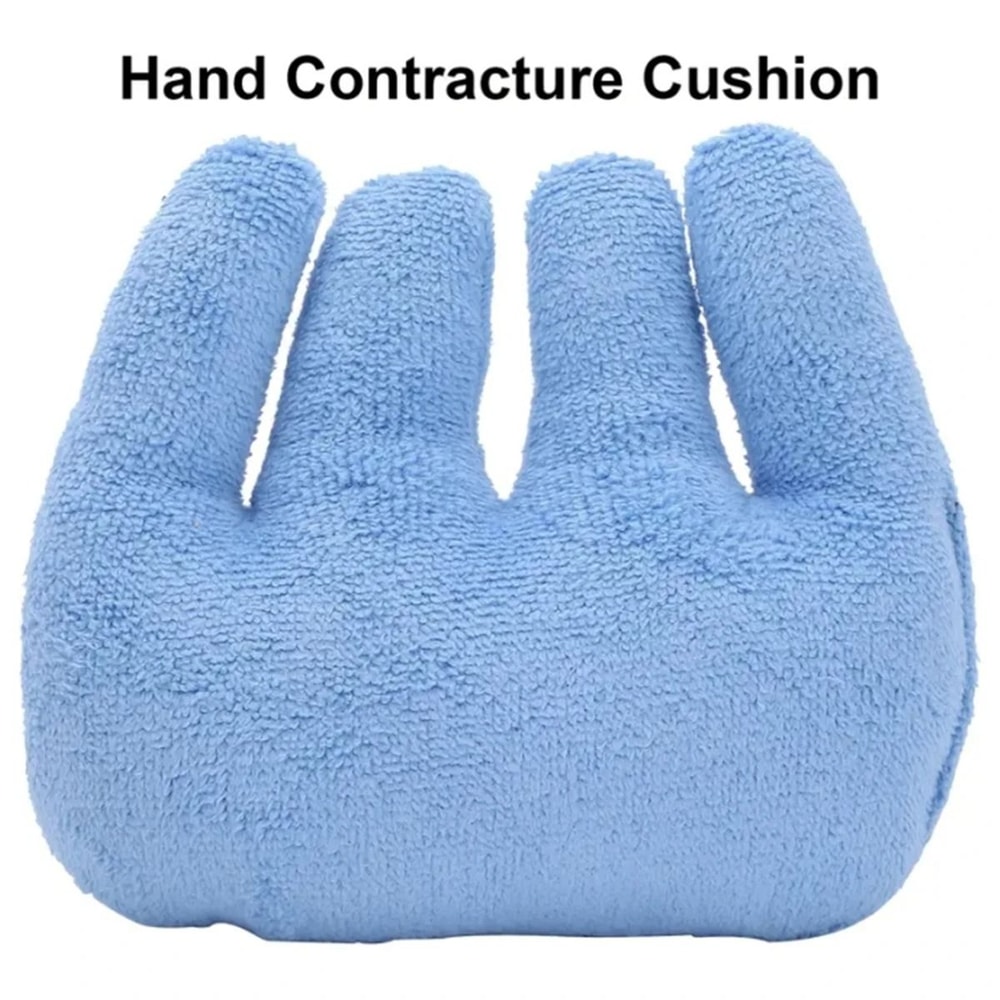 Blue Rehabilitation Hand Grip Cushion And HighPerformance Finger Separator System 5