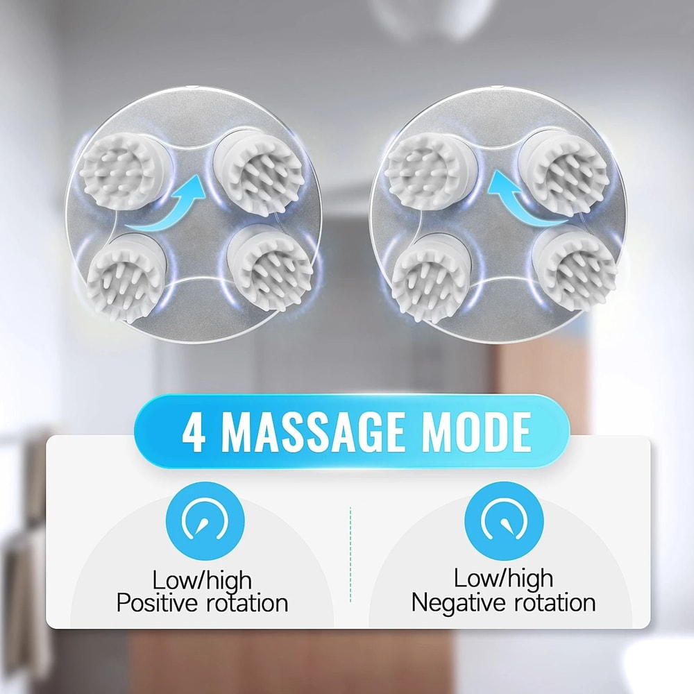 Smart Electric Scalp And DeepTissue Body Massager With HighPerformance IPX7 Waterproof Technology 1