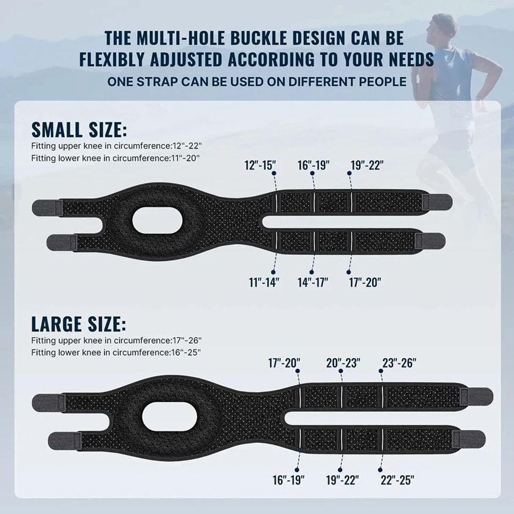 Patella Knee Brace And HighPerformance Compression Support System 2