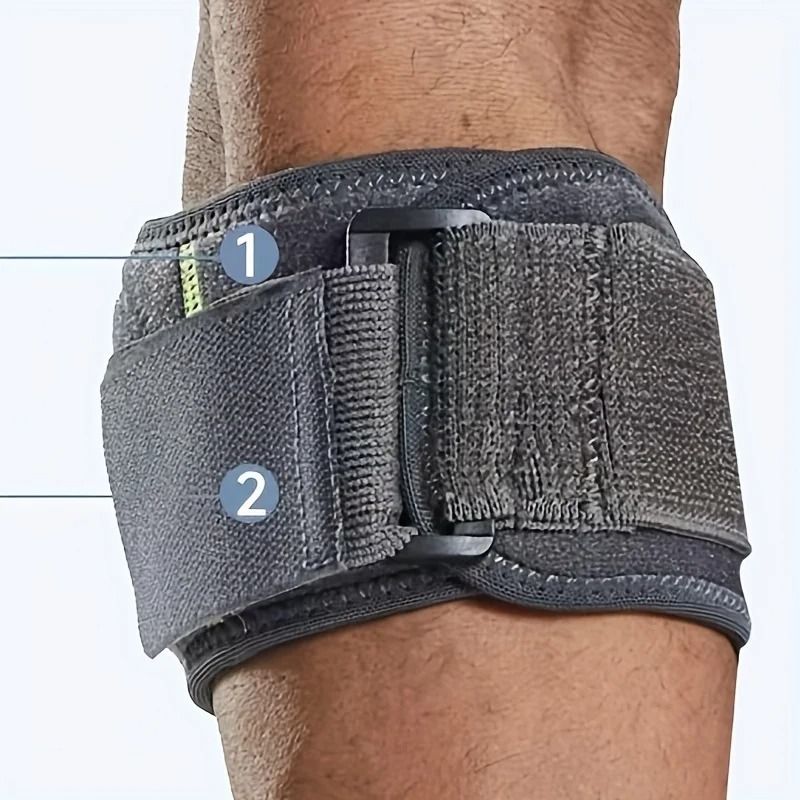Adjustable Epicondylitis Elbow Brace And HighPerformance Tendonitis Support Strap 5