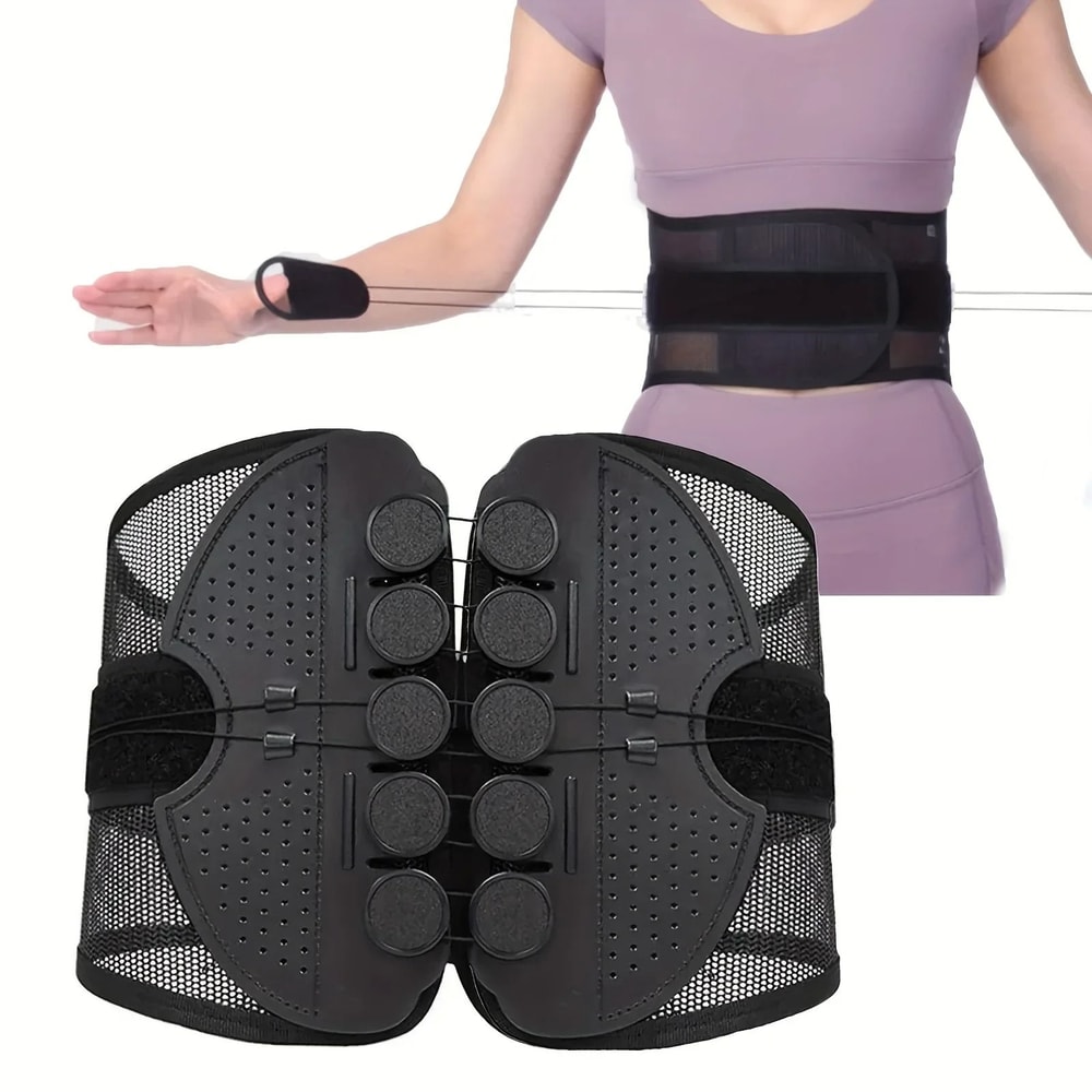 Adjustable Sports Waist Support Belt With HighPerformance Double Drawstring System 1