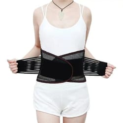 anti-skid lumbar support belt and high-performance breathable lower back brace